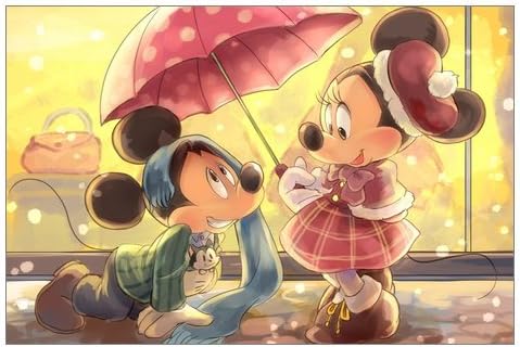 Custom Minnie Mouse Canvas Prints 18" x 12" Inch - Modern Canvas Wall Art Print Home Decor Wall Artwork