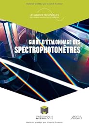 Guide d'étalonnage des spectrophotomètres