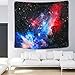 BLEUM CADE Starry Sky Tapestry, Home 3D Cosmic Galaxy Tapestry, Living Room Bedroom Decoration Tapestry, Mattress, Tablecloth