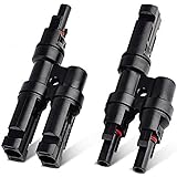 LINKPAL Branch Connectors Connectors Y Connector in Pair MMF+FFM for Parallel Connection Between Solar Panels … (1 Pair)