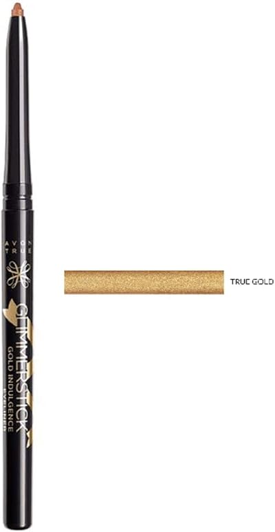 Avon True Glimmerstick Gold Indulgence Eyeliner True Gold No Sharpen