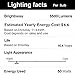 50W Super Bright Corn LED Light Bulbs (500W Equivalent) - 3000K Warm White 5500Lumens - E26 with E39 Large Mogul Base Adapter for Large Area Lighting-Garage Warehouse Factory Office Barn Street Lamp