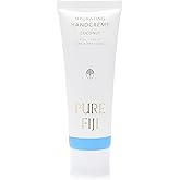 PURE FIJI Hydrating Hand Cream 4 oz / 120 ml – Deep Moisturizing Hand Lotion with Coconut Oil, Dilo Oil, Macadamia Oil & Hyaluronic Acid (4 oz, Coconut)