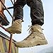 FREE SOLDIER Outdoor Men's Lightweight Desert Tactical Boots Durable Breathable Backpacking Boots