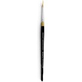 KINGART B-092 Miracle Wedge Pinsel-Set – 4 Keilpinsel Für Acryl, Öl & Aquarell, Goldener Taklon, Kurzgriff