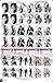 The Walking Dead Nail Decals Large - Vol I (Set of 38) (Clear Water-slide)