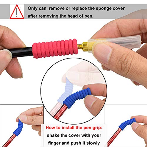 image for Hobby Knife Set with Safety Cap, 18 pcs Stainless Steel Blades for Art