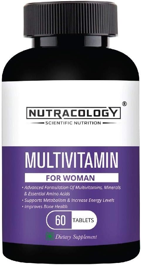 Nutracology Multivitamin for women with Vitamin, minerals and Antioxidants 60 Tablets