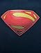 Official Superman Man of Steel Textured Men's T-Shirt (XL)