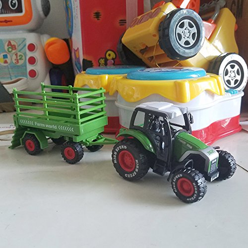 M-jump Hot Wheels farmer tractor Truck Toy for Kids ,Mega Hauler with Warrior Design - Thumbnail 3