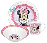 Disney Minnie Bow-Tique Dinnerware Set, 3-Piece