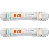 LINOVISION Long Distance Outdoor PoE Extender up to 2600ft | Max 2600ft Power and Data Transmission, IEEE 802.3af/at Waterproof PoE Repeater for IP Cameras, VoIP Phone (2 Pack)
