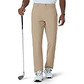 SNOWTEN Mens Classic Fit Golf Pants Stretch Dress Pants 30''/32''/34'' Lightweight Casual Suit Pants with Pockets