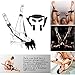 Thigh Cuffs Bed Restraints for Sex Play Thigh Restraint Sling for Fetish Game Bondage Tie up Cuffs Adults Sex Toys Bondageromance Kits Sex Restraining Straps Sets for Couples Men Women