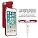 GOOSPERY Pearl Jelly for Apple iPhone 7 Case (2016) Slim Thin Rubber Case (Red) IP7-JEL-RED