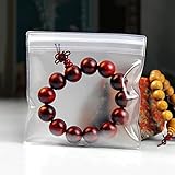 Clear Jewelry Anti-Oxidation Plastic Resealable Bag Zip Lock Jewellery Ring Wallet Storage Pouch Party Gift Favor Craft Grip Seal Reclosable Reusable Accessories Pack (30, 11.3x11.3cm (4.4X4.4inch))