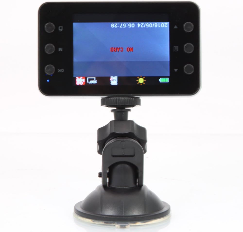 Acazon US Stock Dash Cam 1080P Full HD Car Driving Recorder,2.0-Inch 2-LED Wide-Angle Lens Car Recorder with Night Vision Black