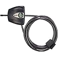 Master Lock 8417D Python Adjustable Locking Cable, 6-Foot , Black and Silver