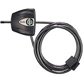 Master Lock 6' Python Cable Lock for Trail Cameras, Kayaks 8417D | Adjustable Keyed Cable Lock Made With Braided Steel, Rust Resistant Lock &amp; Vinyl Coated Cable For Weather Reistance, 2 Keys