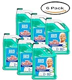 PACK OF 6 - Mr. Clean Meadows & Rain Multi-Surface Cleaner with Febreze, 128 fl oz
