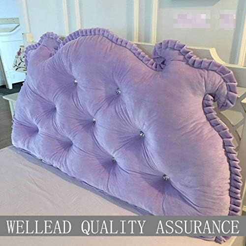Bed Wedge Pillow Bed Backrest, Double Triangle Pillow Washable Filled Wedge Cushion for Sofa Bed, Bedroom, Living Room-K-1.0M