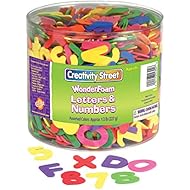 Chenille Kraft CK-4304 Wonder Foam Letters and Numbers, 6