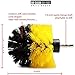 Power Scrubber Set: Drill Brushes & Scouring Pads – Clean Hard Water & Stains 5X Faster – for Tile, Grout, Rim, Corner, Floor, Carpet, Glass Doors, Fiberglass Tubs
