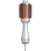 SHEGLAM 4-in-1 Hot Air Brush - Hair Dryer & Styler with 33000 RPM Motor, GLOSS PRO Coating for Shine, 3 Heat Settings, Tangle-Free Ionic Bristles for Frizz-Free Blowouts (US Plug)