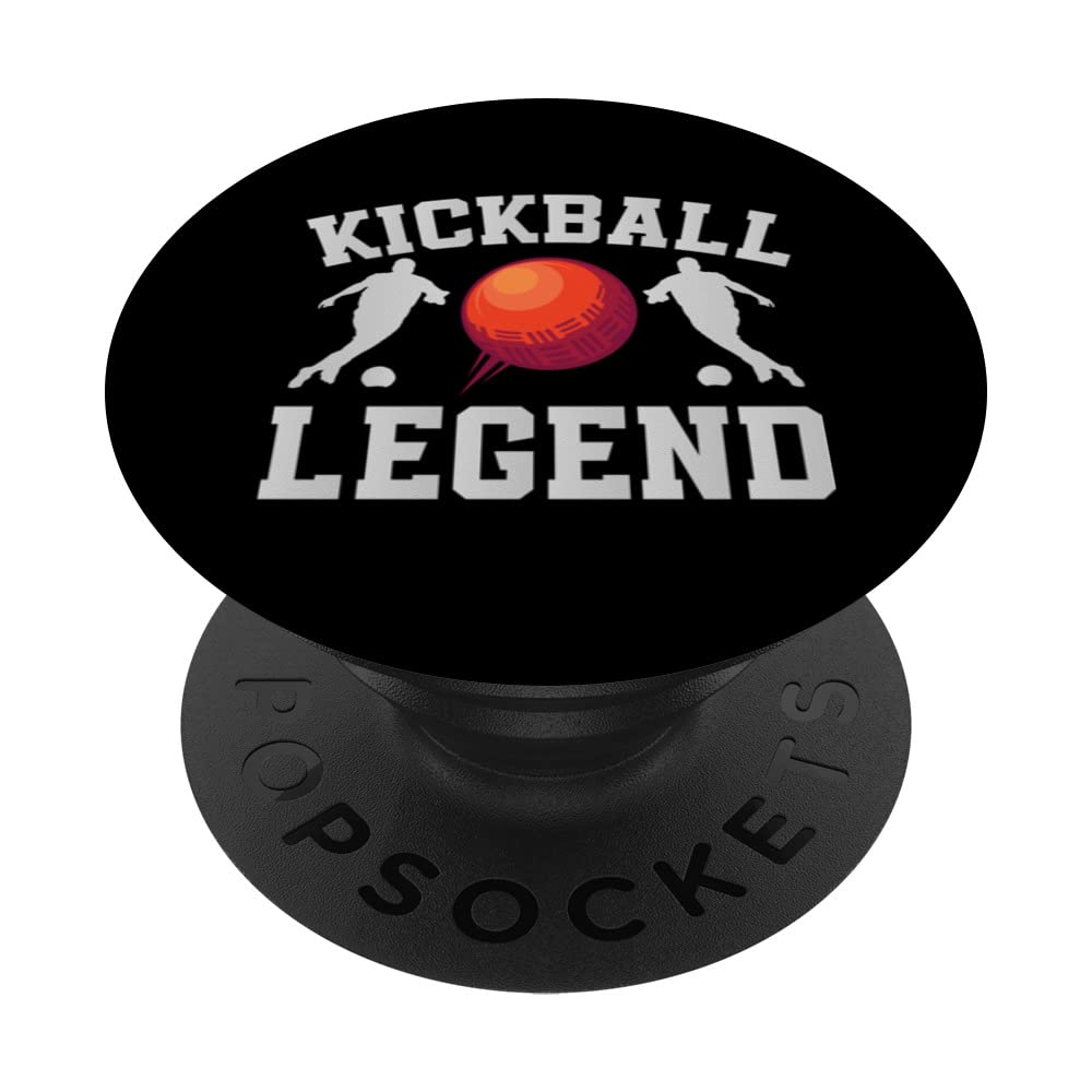 Kickball Legend Apparel Kickball Player Kick Ball PopSockets Swappable PopGrip