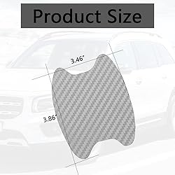 ASUBHA 4PCS Car Door Handle Scratch