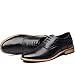 OUOUVALLEY Men's Brogue Oxford Modern Lace Up Leather Lined Dress Shoes