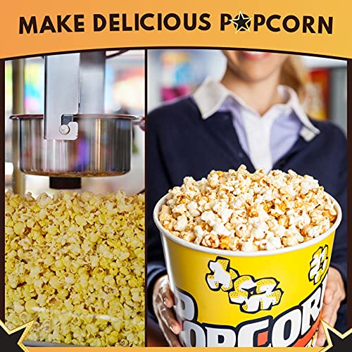 Ultimate Movie Theater Popcorn Kit Flavacol Salt (35 oz) & Golden