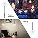 LED Pathway Lights Outdoor Landscape Light - IP65 Waterproof Winter Snowflake Lamp Christmas Fairy Lighting, 3D Snow Decorations Garden Spotlights for Halloween Party Lawn Wedding Festival 2 Pack