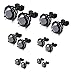LOYALLOOK 6 Pairs Stainless Steel Earrings Packs Studs Zirconia for Men Women 3-8mm Nickel Free Black …