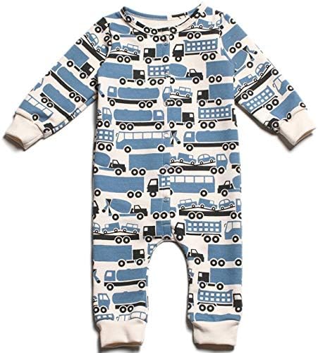 Winter Water Factory Unisex-Baby Organic French Terry Jumpsuit
