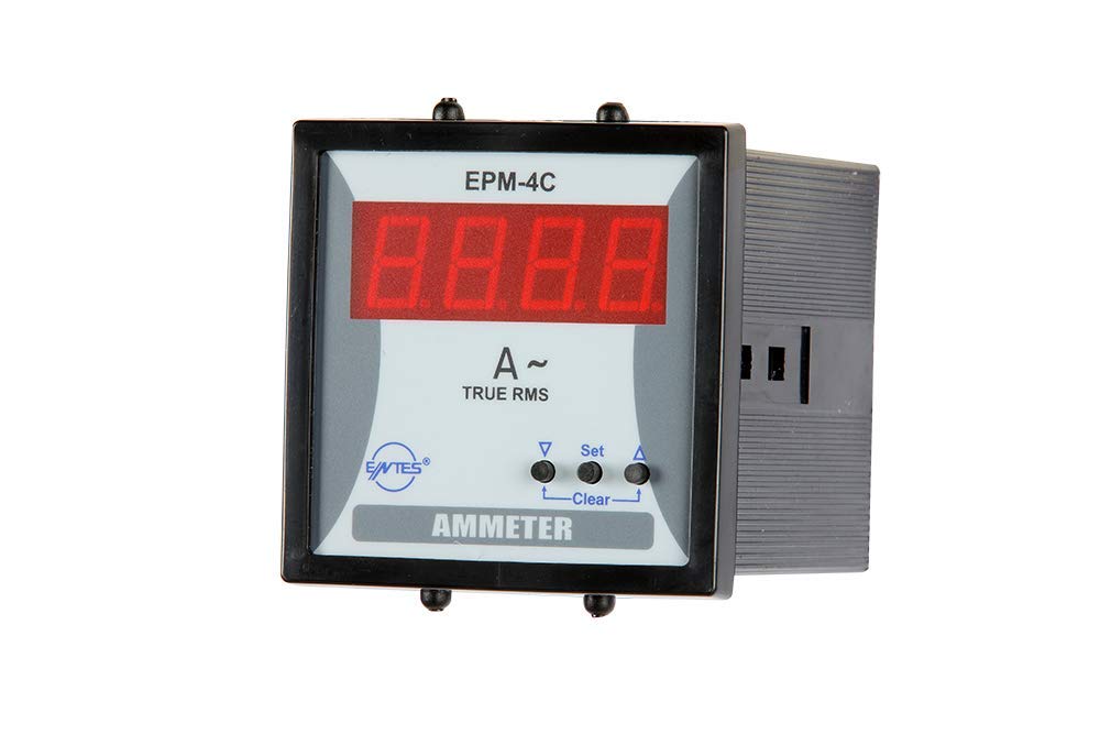 ENTES Elektronik M0006 Single-Phase Ammeter EnerGIC EPM-4C-72, ENTEN Single Phase Digital Ammeter 72 x 72 mm