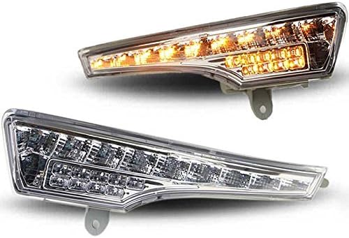eeMrke E-DRL00110 Car LED DRL Daytime Running Lights Yellow Signals for NS Teana Altima L33
