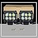 LED Pods, Offroad Town 2pcs 18w 4'' LED Work Light Bar Spot CREE Chips LED Fog Lights Unique Panel Design Driving Light for Jeep Cabin Boat SUV Truck Car ATV