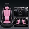 YMY-PU-Leather-Car-Seat-Cover-Cushions-Front-Rear-Full-Set-11-pcs-Suitable-for-year-round-use-pink