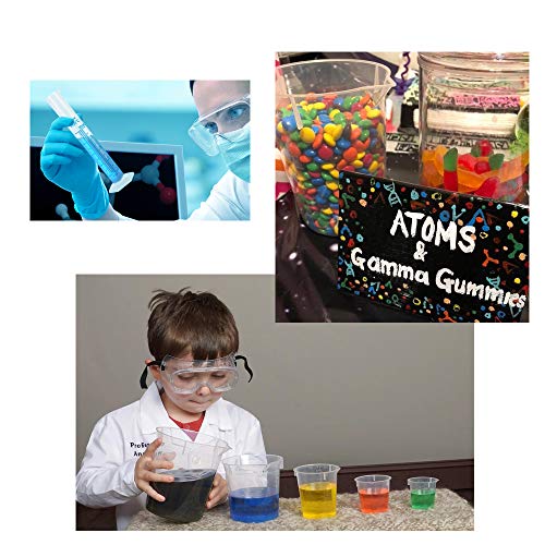 10 Pack Plastic Graduated Cylinkers Beakers Set,Clear Measuring Cylinker 5 Sizes-10ml,25ml,50ml,100ml,250ml and Measuring Beaker 5 Sizes-50ml,100ml,250ml,500ml,1000ml for Lab