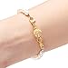 Dsmile Magnetic Jewelry Clasps Rhinestone Ball Style for Jewelry Necklace Bracelet,10 mm Gold/Silver Plated 12 Sets