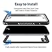 Waterproof case for iPhone 6 Plus and 6s Plus, UBeesize Transparent Shockproof Underwater Cover Full Body Protective Drop Resistant Heavy Duty Case for iPhone 6 Plus and 6s Plus (5.5in)