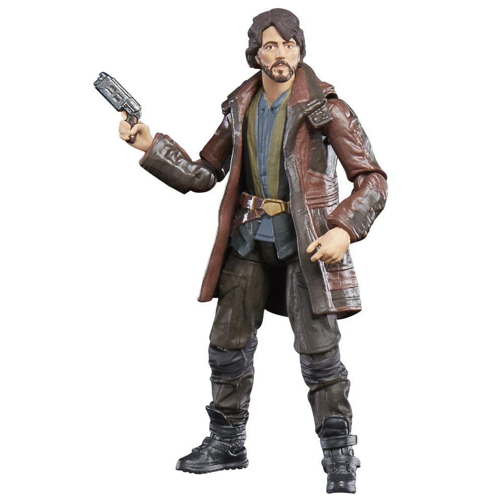 Star Wars Hasbro Wars The Vintage Collection Cassian Andor Toy, 3.75-Inch-Scale Wars: Figure for Kids Ages 4 and Up, F5522, Multicolor