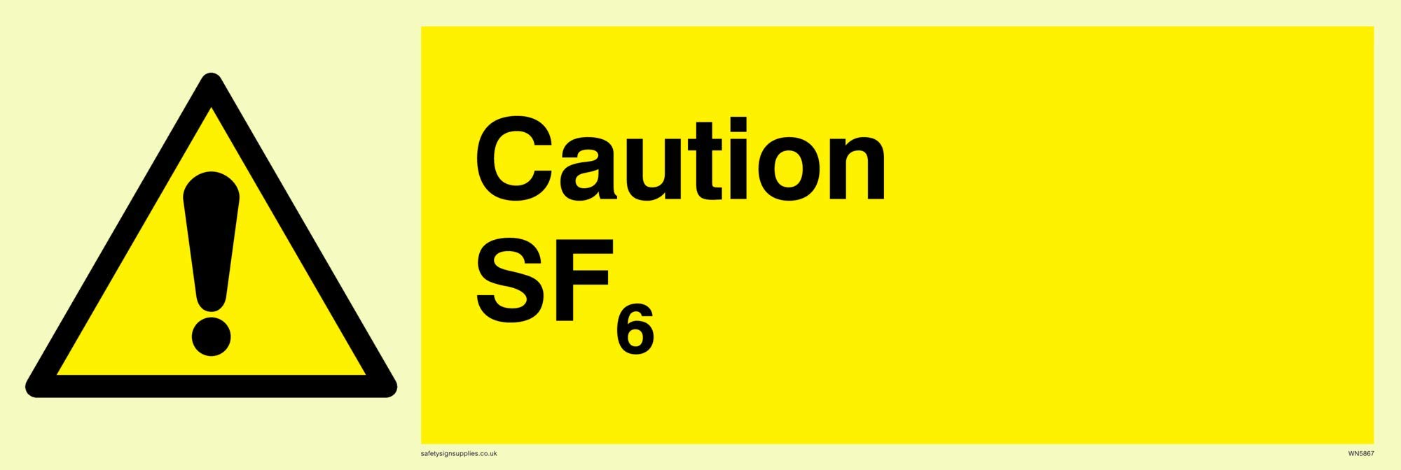 Caution SF6