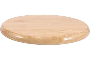 DOITOOL Solid Wood Stool Seat Replacement Round Bar Stool Top 11.6 Inch Wood Seat for Metal Bar Chairs Home Furniture Accessory