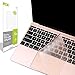 VFENG Premium Ultra Thin Keyboard Cover for 2016-2019 MacBook Pro Without Touch Bar 13 Inch (Model: A1708) and 2015-2017 MacBook 12 Inch (Model Number: A1534), US Version