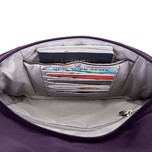 Travelon AntiTheft Essential Messenger Bag (Purple) Buy Online in
