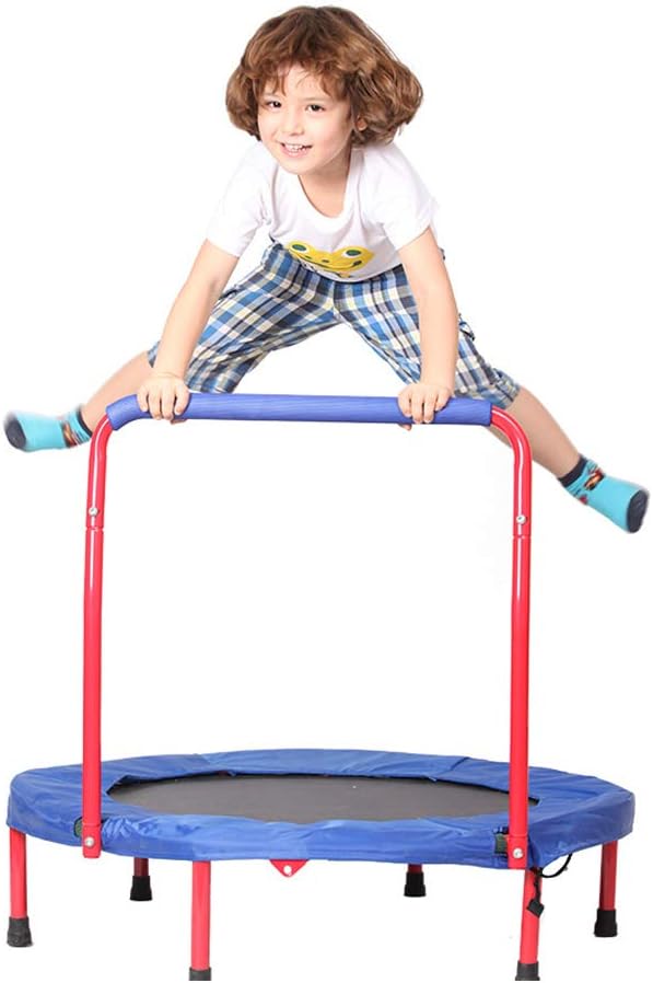 AXBC Trampoline, Indoor Sports Outdoor Fitness Suitable for Children/Adults Safe And Sturdy Non-Slip Quiet Collapsible 36In
