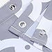 MEKBOK Textured Fabric Shower Curtains 72