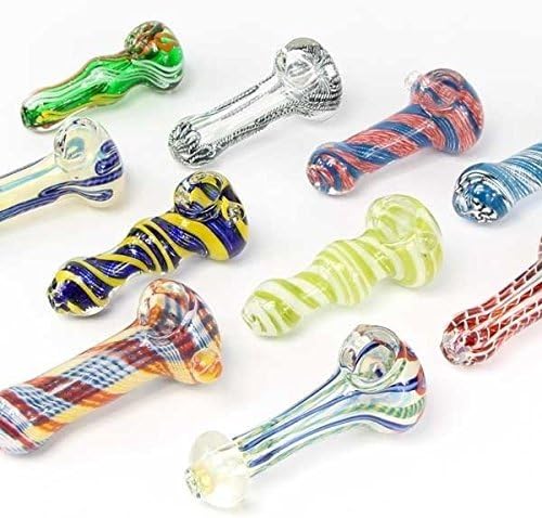 Hand Blown Glass Tobacco Pipe